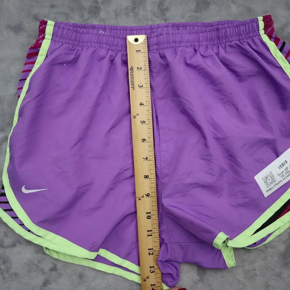 Nike Shorts Womens M Purple Dri Fit Dolphin Style Active Work Out Fitness Bottom
